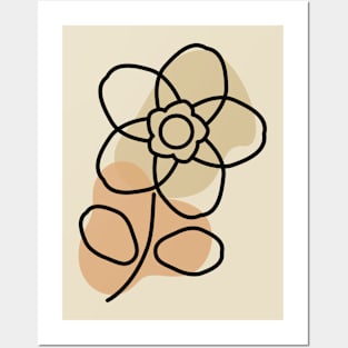 AbAbstract flower art Posters and Art